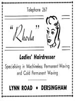 Advert - Rhoda 1958